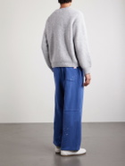 Cherry Los Angeles - Won The West Jacquard-Knit Alpaca-Blend Sweater - Gray