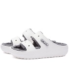 Crocs Classic Cozzzy Sandal in White