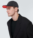 Christian Louboutin Enky Spikes cotton baseball cap