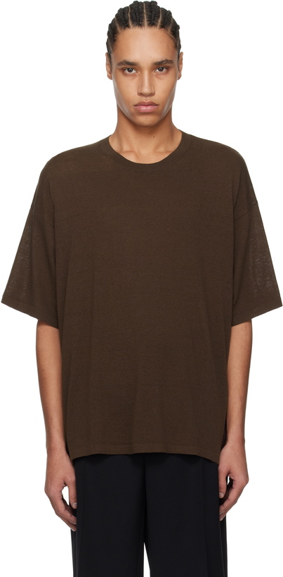 Photo: The Row Brown Stockton T-shirt