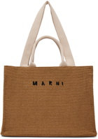 Marni Brown Large East West Tote