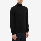 Napapijri Men's Wool Roll Neck Knit in Black