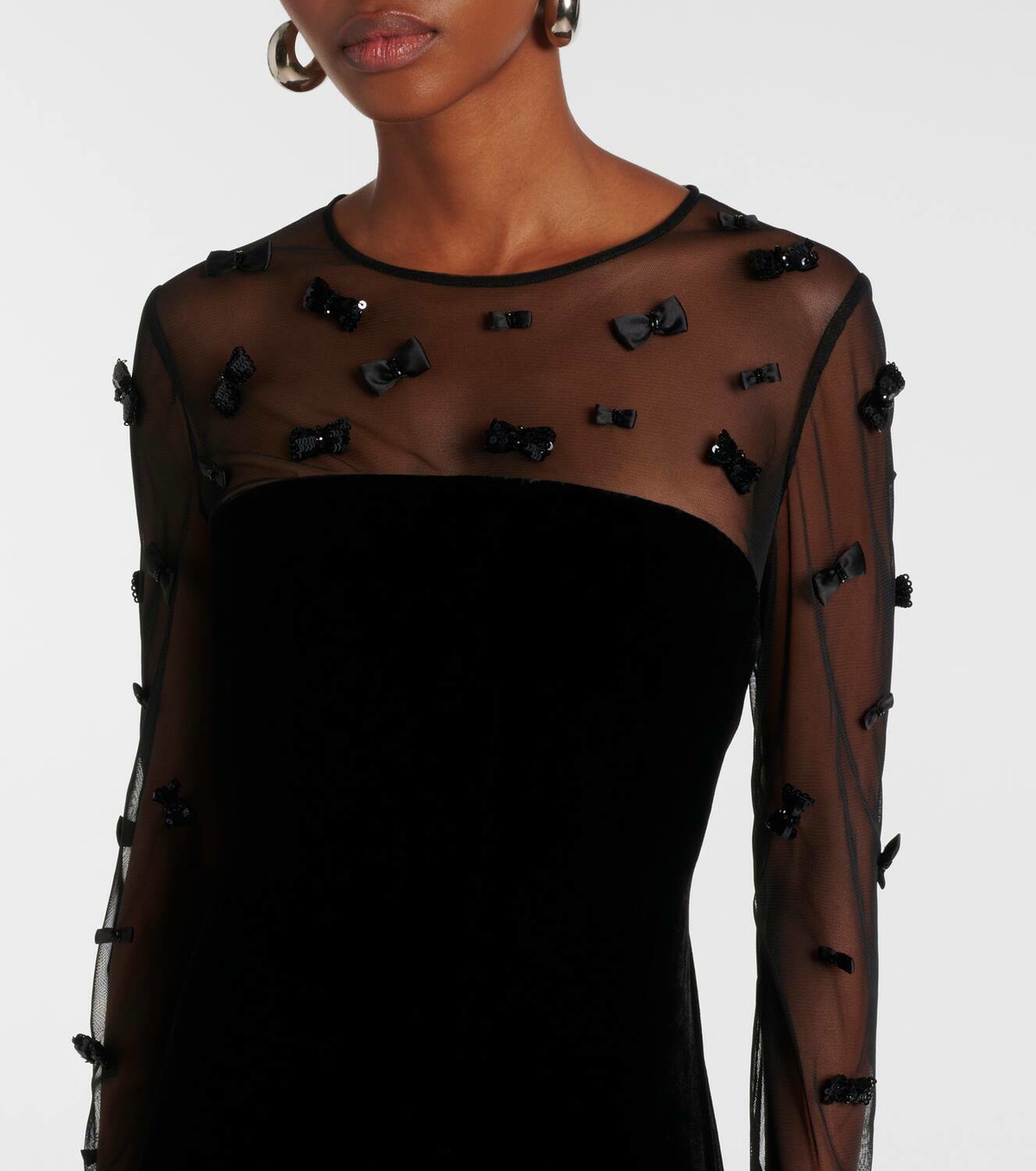 Max Mara Marocco mesh gown Max Mara