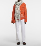 Alanui - Icelandic Glacier mohair-blend scarf