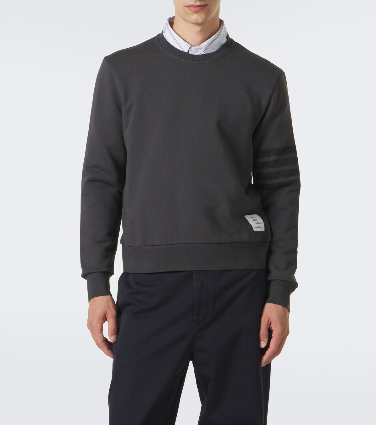 Thom Browne 4-Bar cotton jersey sweatshirt