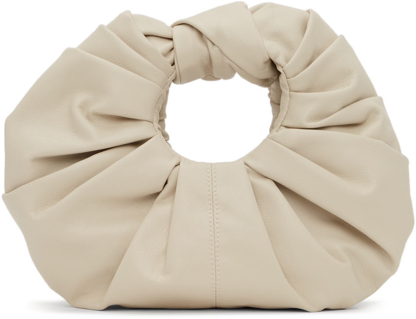 GIA STUDIOS Off-White Mini Croissant Bag GIA STUDIOS