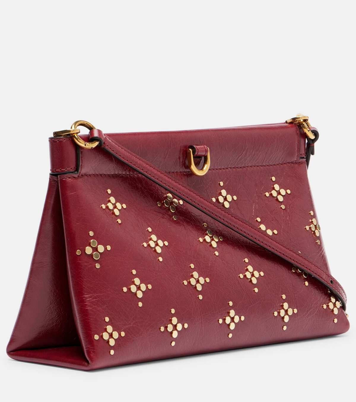 Etro Talk studded leather shoulder bag