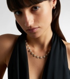 David Yurman Starburst 18kt gold necklace with diamonds