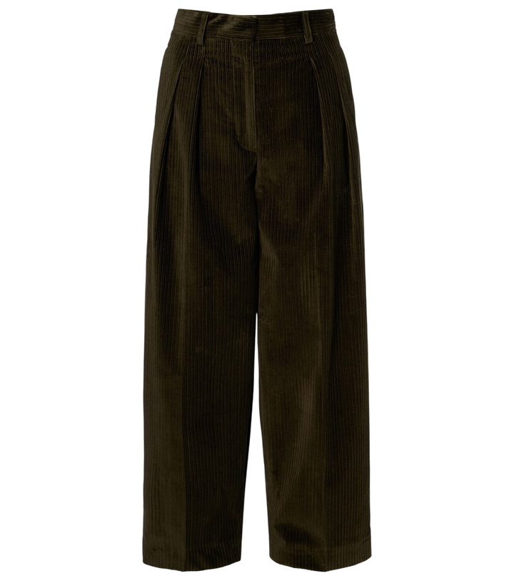 Photo: Altuzarra Dash cotton corduroy barrel-leg pants