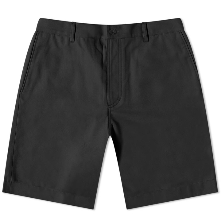 Photo: Acne Studios Men's Ringa Twill Pink Label Short in Anthracite Grey