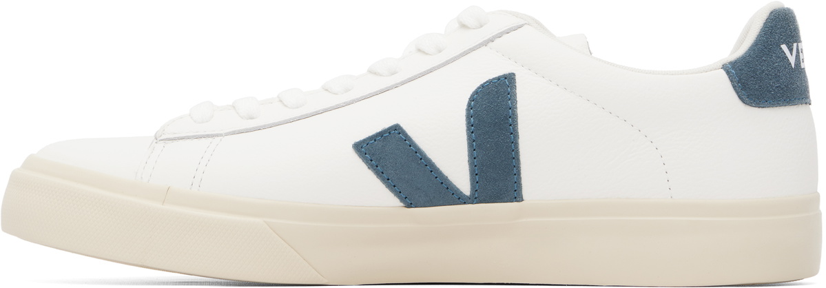 VEJA White Campo Leather Sneakers