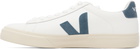 VEJA White Campo Leather Sneakers