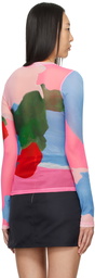 JW Anderson Pink Printed Long Sleeve T-Shirt