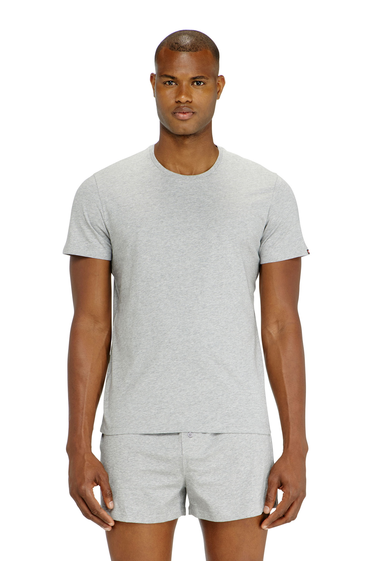 Diesel Faded tank top with puffy Oval D - T-Shirts Mens in Black