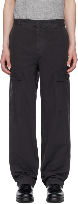 Photo: Belstaff Black Dispatch Cargo Pants
