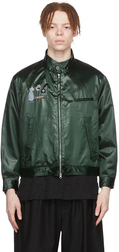 Photo: Song for the Mute Green Acetate Jacket