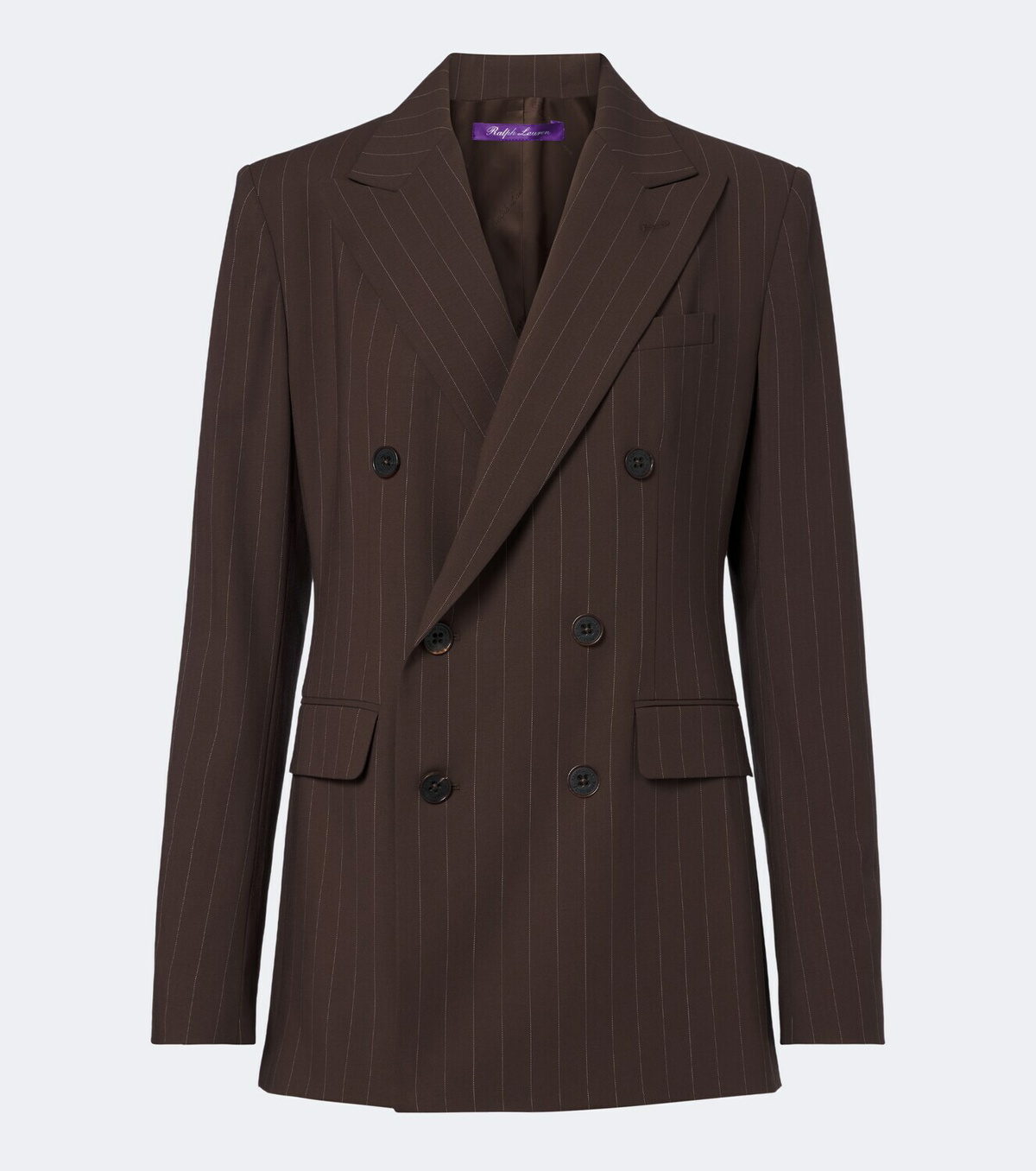 Ralph Lauren Collection Pinstripe double-breasted wool blazer