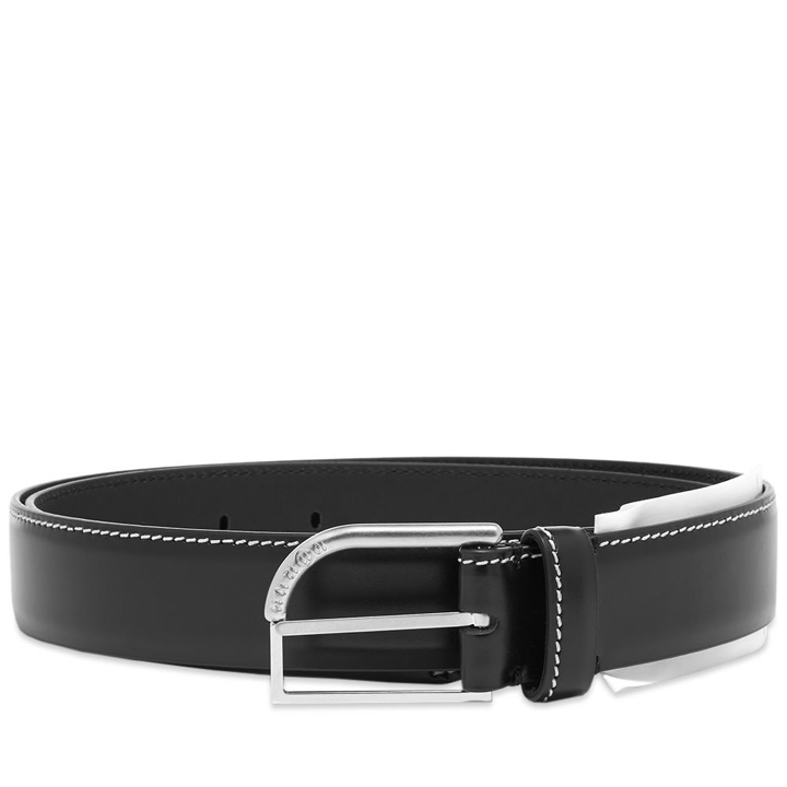 Photo: Maison Margiela Logo Buckle Leather Belt