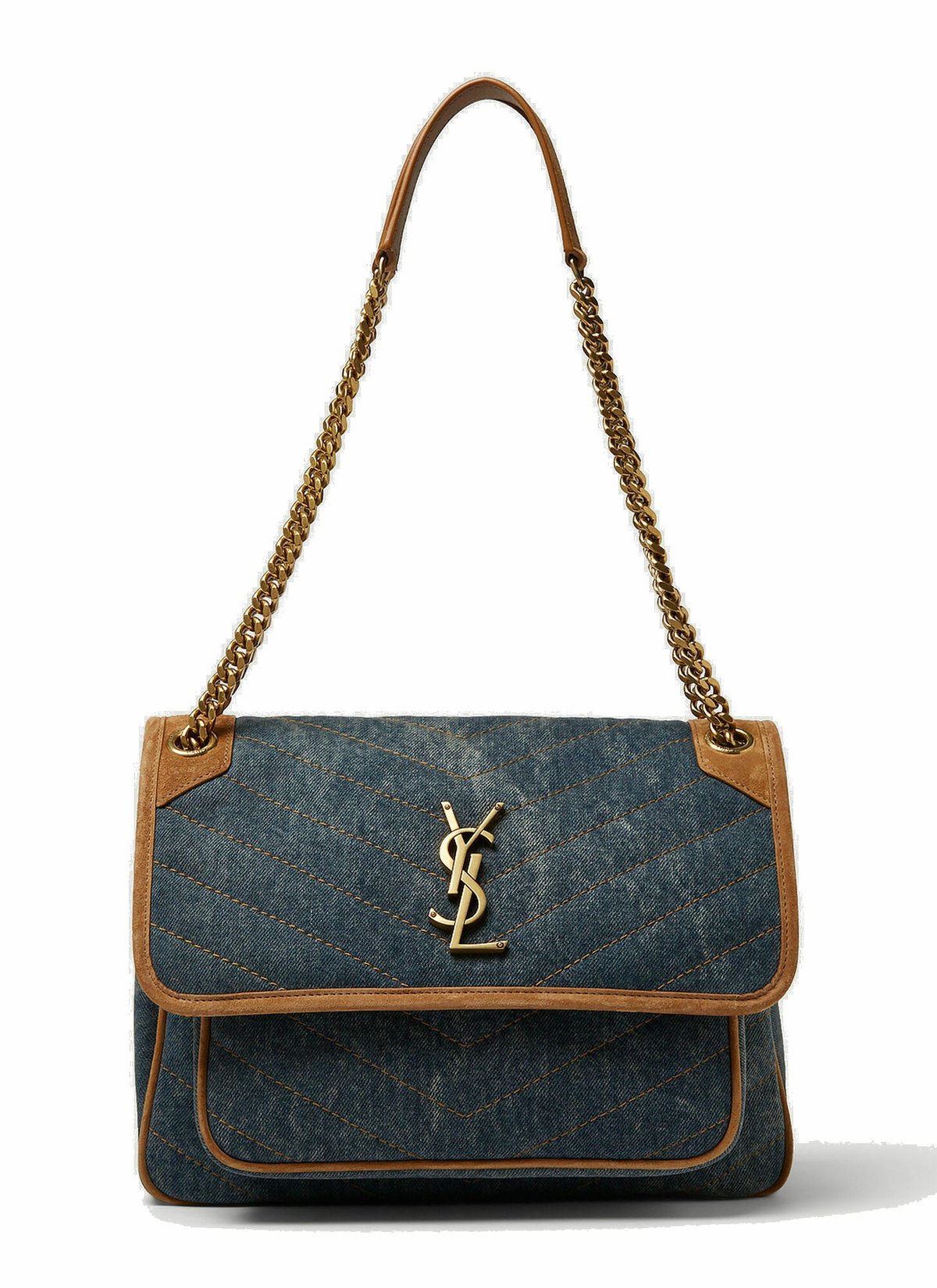 ショルダーバッグ Saint Laurent Dark blue nylon Niki crossbody bag ショルダーバッグ Saint Laurent Dark blue nylon Niki