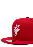 Twojeys X New Era Logo-embroidered Twill cap Red