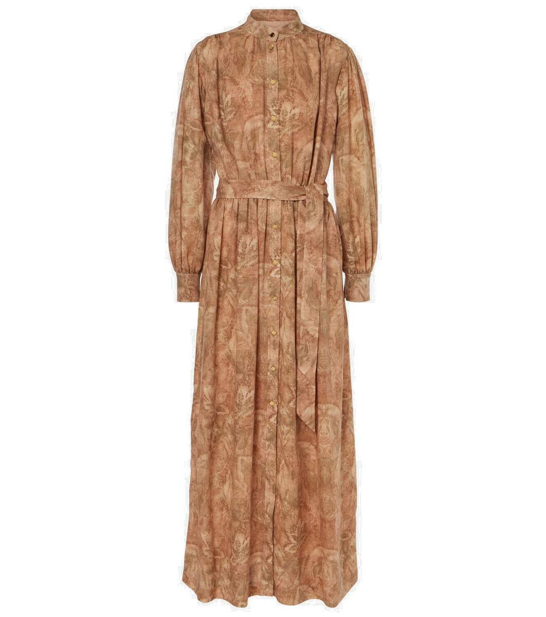 Loro Piana Callie linen crêpe maxi dress Loro Piana