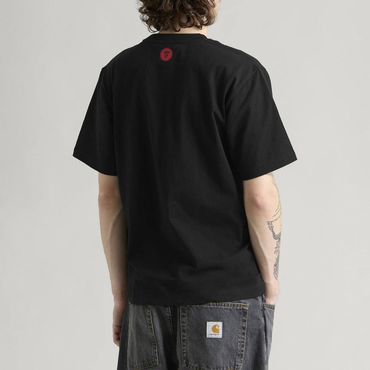 ICECREAM Men's Running Dog T-Shirt in Black