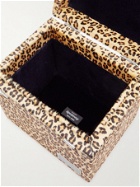 Wacko Maria - Speak Easy Leopard-Print Calf Hair Record Box