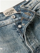 Gallery Dept. - Straight-Leg Panelled Distressed Jeans - Blue