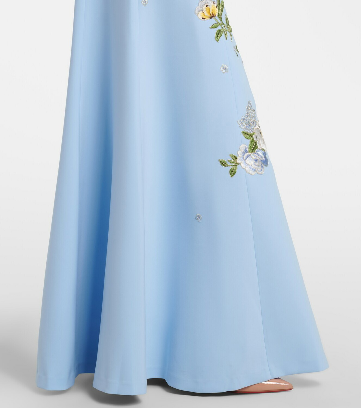 Carolina Herrera Floral embroidered gown