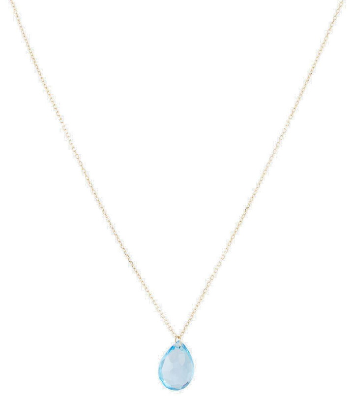 Photo: Persée 18kt yellow gold necklace with topaz