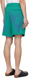 Awake NY Green Dice Shorts