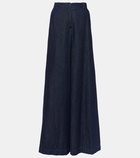 Dries Van Noten Denim maxi skirt