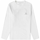 Snow Peak Men's Long Sleeve Botanical Biotope T-Shirt in White
