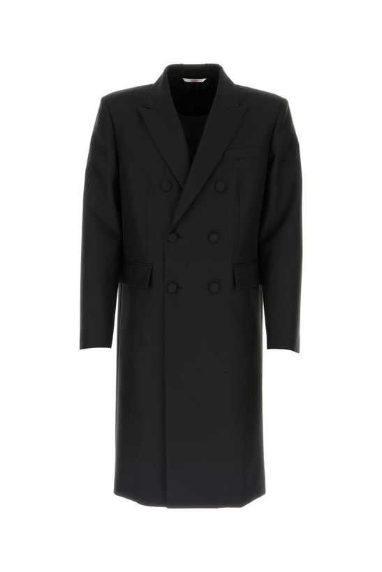 Photo: Valentino Garavani Black Tech Nylon Coat