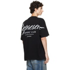 Represent Black Printed 'Owners Club' Script T-shirt