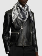 ALEXANDER MCQUEEN - Dragonfly Printed Tech Biker Scarf