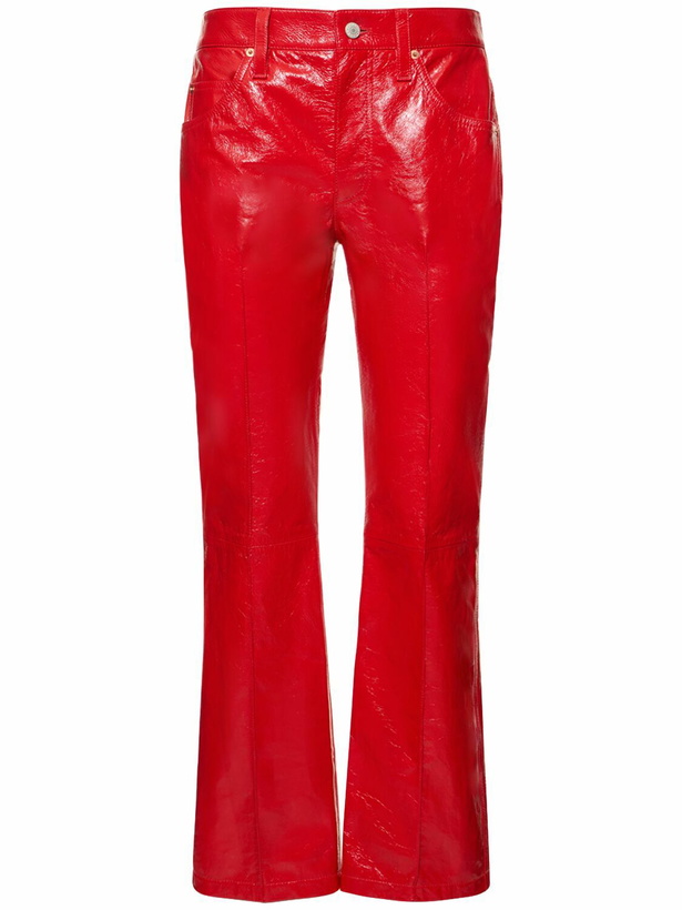 Photo: GUCCI - Naplack Leather Pants