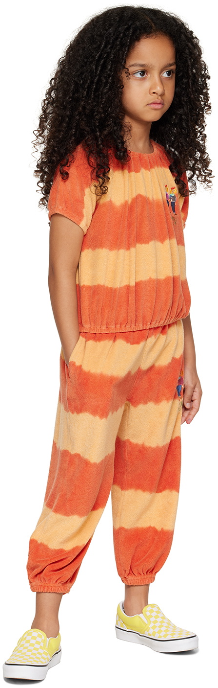 Jellymallow SSENSE Exclusive Kids Orange 'Gemini' Lounge Pants