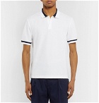 Joseph - Slim-Fit Contrast-Tipped Cotton-Piqué Polo Shirt - Men - White