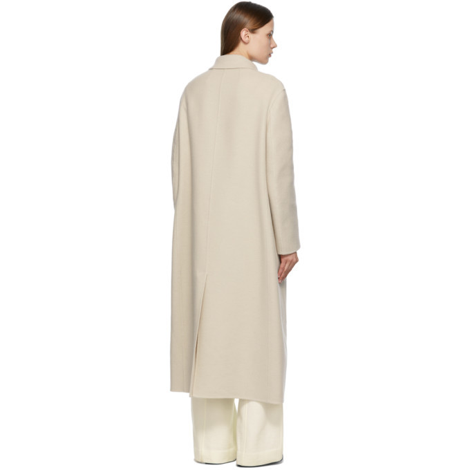 The Row Beige Cashmere Dilona Coat The Row