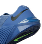 Nike Training - Metcon 5 Rubber-Trimmed Mesh Sneakers - Blue