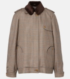 Blazé Milano Chausie checked virgin wool jacket