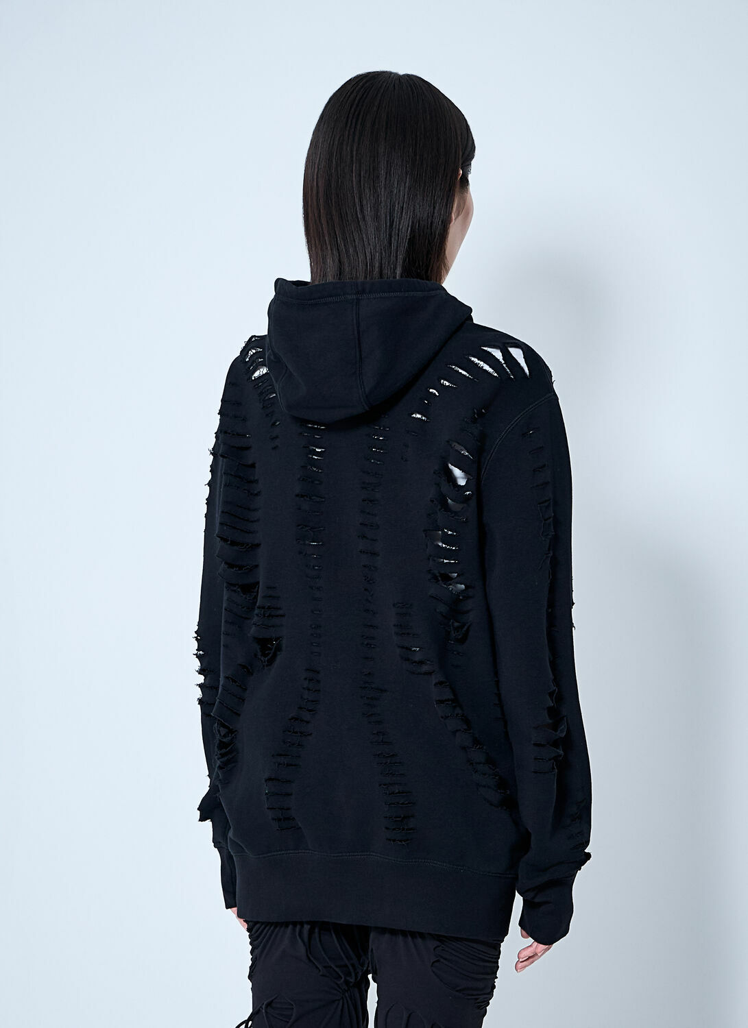 Sia Arnika Slit Zip-Up Hooded Sweatshirt