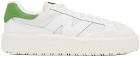 New Balance White CT302 Sneakers