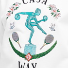 Casablanca Women's Statue En Marbre Sweatshirt in White