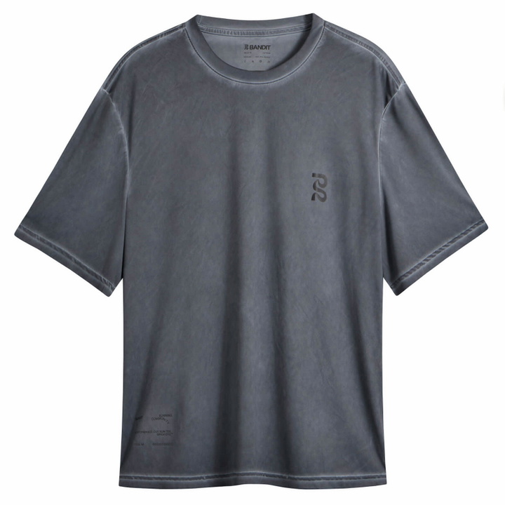 Photo: Bandit Men's Abbreviated Qmax T-Shirt in Bandit Black