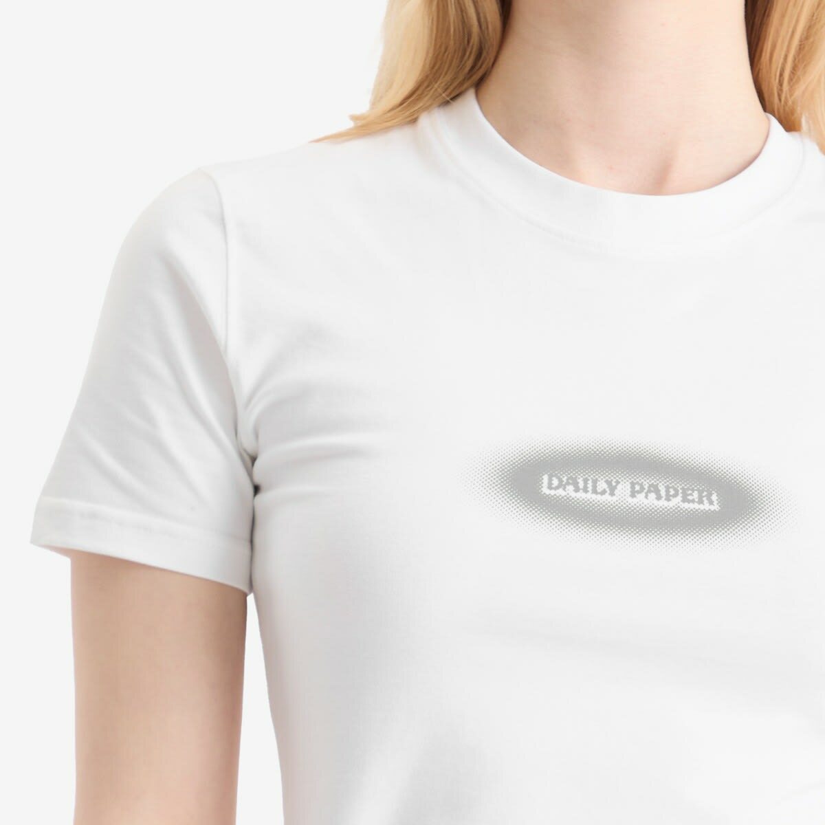 Daily Paper Women's Dotted Type T-Shirt in White