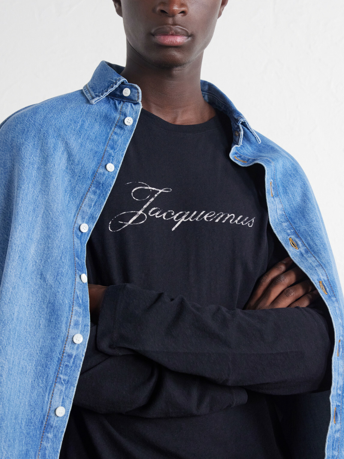 Jacquemus - Logo-Printed Cotton and Hemp-Blend Jersey T-Shirt - Black