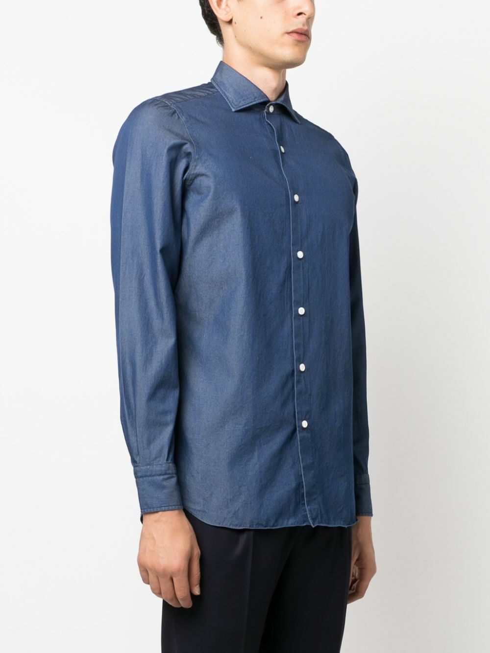 Finamore best sale denim shirt