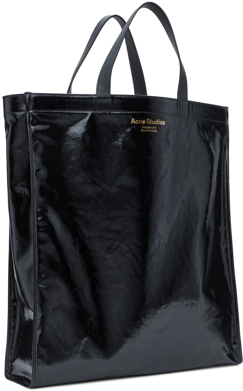 トートバッグ Acne Studios SS25 BAGS (A10349 900 BLACK) Acne Studios - Platt micro shoulder bag - Black